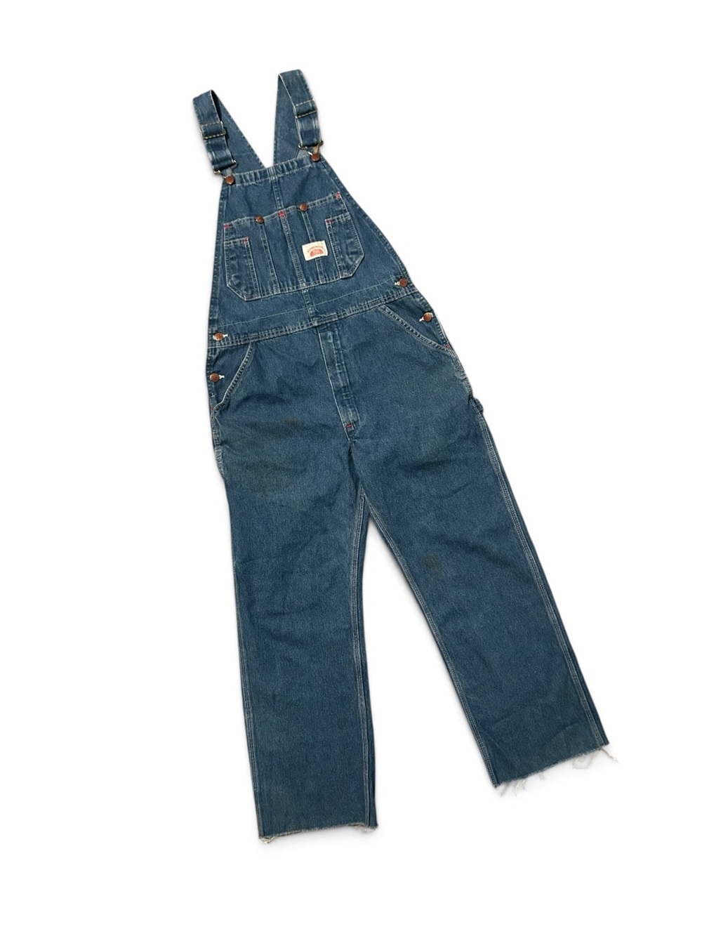 1960s 1970s ROUNDHOUSE Overalls S/M 32” waist